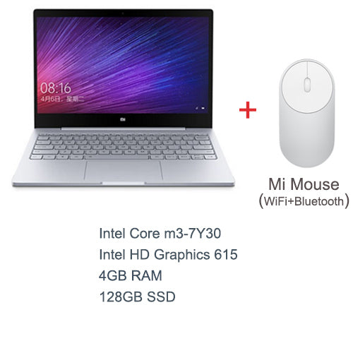Gold English Xiaomi Air 12 Laptop Notebook Ultra Slim 12.5 inch Windows 10 IPS FHD 1920 x 1080 4GB RAM 128GB SSD HDMI 2.2GHz