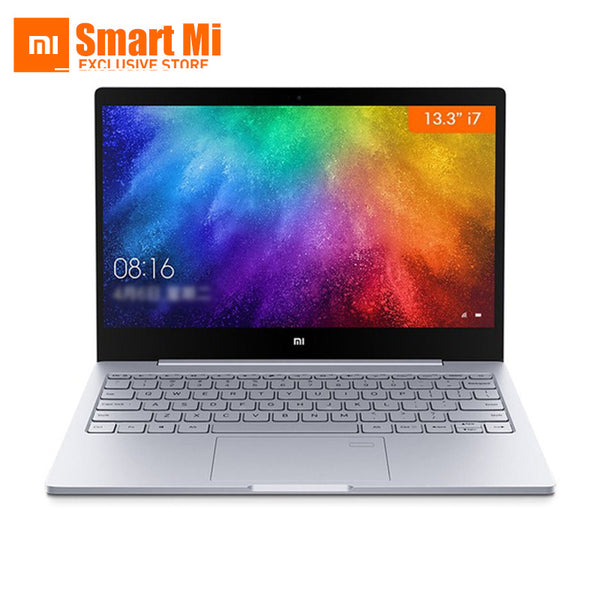 13.3 inch Xiaomi Mi Laptop Notebook Air Original Intel Core i7-7500U 8GB DDR4 Fingerprint Recognition FHD Display Windows 10