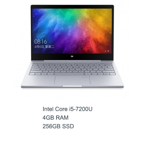 Original 13.3 Inch Xiaomi Mi Notebook Air Fingerprint Recognition Intel Core i5-7200U CPU Intel Windows 10 Ultrabook Laptop