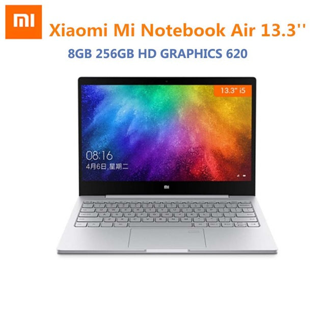 Xiaomi Mi Notebook Air 13.3 Windows 10 Intel Core I5-7200U Dual Core Laptop 2.5GHz 256G SSD Dedicated Card Dual WiFi Fingerprint