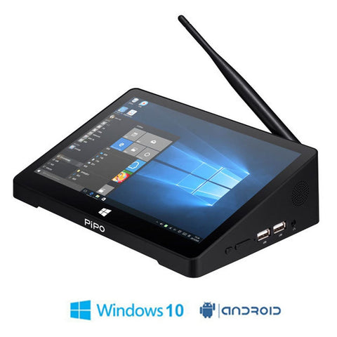 PIPO X9S 2GB 32GB Quad Core Mini PC Smart TV BOX Dual OS Windows 10 & Android 4.4 Intel Z3736F 8.9 Inch Bluetooth HDMI Tablet