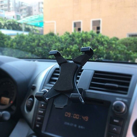Universal Car CD Slot Mount Tablet PC Stand Tablet PC Holder 360 Degrees Rotation Plastic Bracket Support