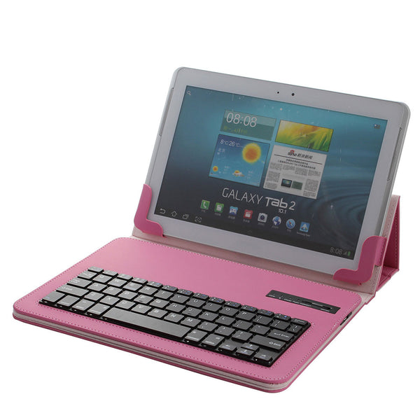 Tablet Case Keyboard Case Universal PC 9.6inch/10inch Tablet Stand Bluetooth Keyboard PU Leather Home Cover