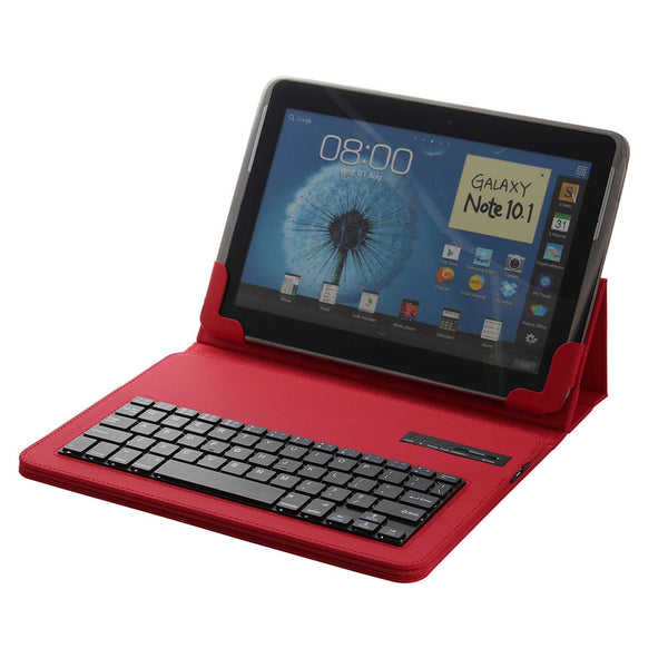 Tablet Case Keyboard Case Universal PC 9.6inch/10inch Tablet Stand Bluetooth Keyboard PU Leather Home Cover