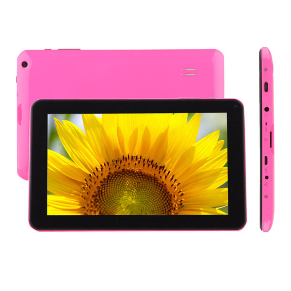 9" inch Google Android4.4 Quad Core 16GB Pad Dual Camera Tablet PC Black US Plug
